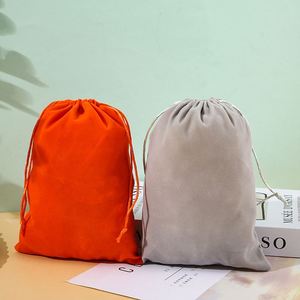 Colorful Korean Velvet Drawstring Pouches: Perfect for Jewelry, <b>Gifts</b> & Promotional Items - Product Image 3
