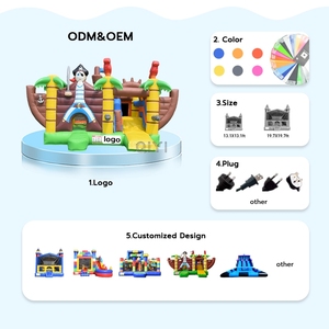 บ้านลมเป่าลมสำหรับเด็กเล่นกลางแจ้งแบบเชิงพาณิชย์ - Product Image 5