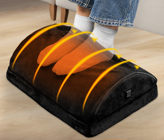 Multi-purpose Winter Product Office Desk Foot Warmer Ergonomic Heated Footrest Mat CE,ROHS Certificated