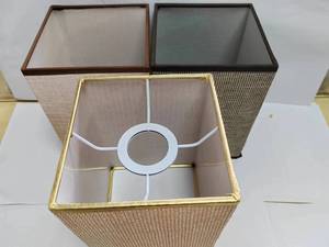 Custom <strong>Lamp</strong> Covers Hotel <strong>Lamp</strong> <strong>Shades</strong> Round <strong>Square</strong> Linen <strong>Shade</strong> Lampshade - Product Image 6