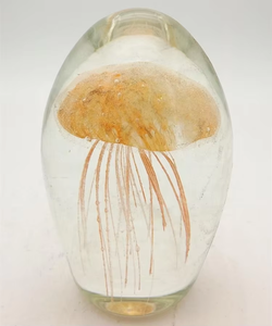 Diseño de medusas de bola de cristal de Murano transparente vívido elaborado con elegancia - Product Image 4