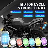 Kabellose Fernbedienung Stroboskop-Licht LED-Warnleuchte 7 Farben für Auto Motorrad Fahrrad RC-Drohne Blitz-Positionsanzeige-Lampe