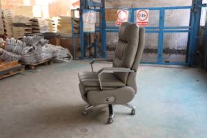 Chaise de bureau à dossier haut avec repose-pieds chaises <span class=keywords><strong>fauteuil</strong></span> ordinateur pivotant luxe patron exécutif chaises de bureau en cuir - Product Image 6