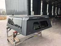 Auvent de toit surélevé en aluminium pour pick-up, coque de camping-car pour le tourisme et le stockage d'équipements de chantier