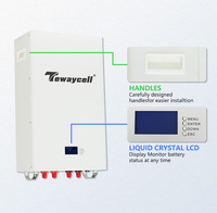 Système de stockage solaire hybride intelligent pour toute la maison, 10 kWh, 48 V, 200 Ah, cellules LiFePO4 prismatiques, auto-consommation