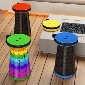 Tabourets pliables et rétractables professionnels pour la production, le camping, la pêche, le jardin, chaise d'extérieur pliable et rétractable en plastique - Product Image 5