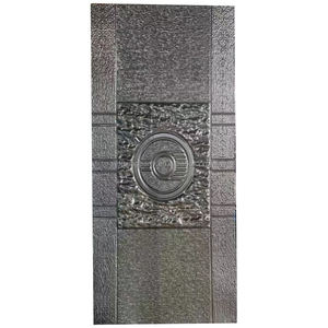 Panneau de porte en métal gaufré estampé à <span class=keywords><strong>double</strong></span> balançoire <span class=keywords><strong>Peau</strong></span> de porte en acier estampé - Product Image 2