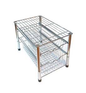Tủ Trượt Giỏ Organizer Ngăn Kéo Chrome Kéo Ra Lưu Trữ Dây Giỏ Bin - Product Image 3