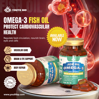 Minyak Ikan Anchoy Berkualitas Elite 2000mg EPA DHA dengan Lapisan Enterik untuk Harmoni Aliran Dalam dan Ketahanan, Suplai Grosir 120 kapsul