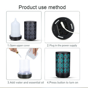 เครื่องเพิ่มความชื้นในอากาศแบบอัลตราโซนิก ขนาด 0.5 ลิตร พร้อมไฟ LED สำหรับใช้ในบ้าน  กระจายกลิ่นหอมแบบอโรมาเธอราพี  รองรับการเชื่อมต่อ Wifi  สำหรับขายส่งข้ามพรมแดน - Product Image 4