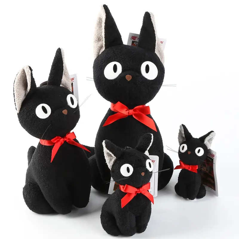 カートンジジドールマルチサイズ宮崎キキの配送サービスジジぬいぐるみかわいい黒猫キキぬいぐるみぬいぐるみ誕生日プレゼント