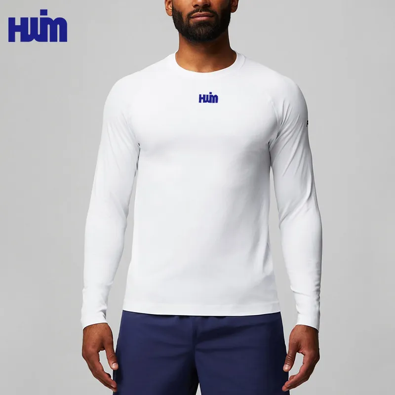 Haute qualité actif sweats hommes sport séchage rapide course Compression t-shirt entraînement vêtements de sport à manches longues serré Gym t-shirt