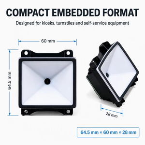 Módulo de Código Integrado LONVILL, Módulo Escáner de Código de Barras 2D OEM sin Controlador, CMOS de Ángulo Amplio Compacto de 640x480 para Terminales de Autoservicio - Product Image 1
