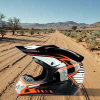 Casque intégral tout-terrain OFUN de haute qualité pour moto, certifié DOT, visière auto-fumigénérante, coque ABS à dégagement rapide, OEM de haute qualité
