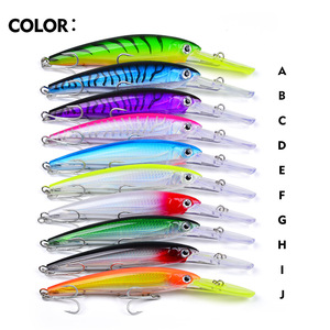 Señuelo de Pesca de Alta Gama de 17-22.5cm, Cebo Artificial de ABS Resistente para Pesca de Atún y Trucha <span class=keywords><strong>en</strong></span> Agua Salada - Product Image 3