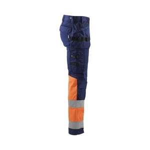 BLAKLADER - 155818118953C146 Pantalón Hi-Vis con elástico Azul marino/Naranja-EAN 7330509653432 ROPA DE TRABAJO DE LA HI-VIS - Product Image 5