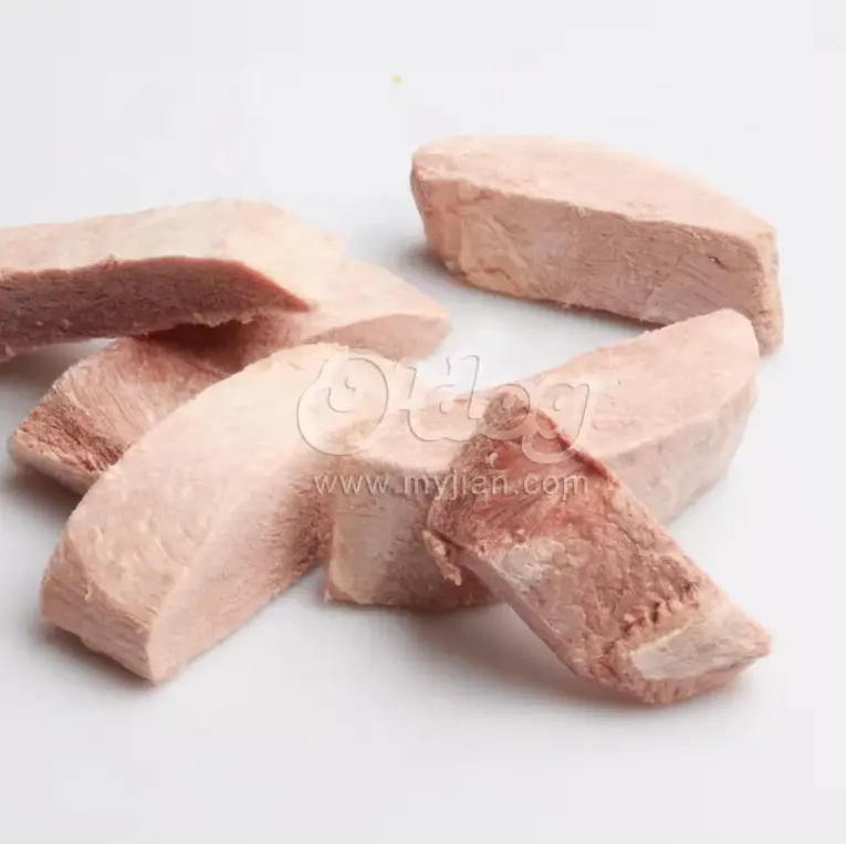 Cubes de poitrine de canard lyophilisés à haute teneur en protéines naturelles friandises pour chiens dents propres collations lyophilisées pour chiens