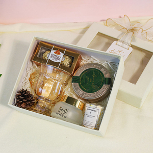 Lid and Base Bow Tie <strong>Small</strong> Transparent Window Wedding Return Bride Groom Gift <strong>Box</strong> <strong>Paper</strong> Perfume Gift <strong>Box</strong> with clear Pvc Window - Product Image 6