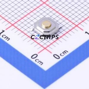 TSC005B1626A Tactile <b>Switch</b> SMD-4P,5.2x5.2mm <b>Switch</b> Round Button 2.6N Vertical Mount 5.2mm - Product Image 1