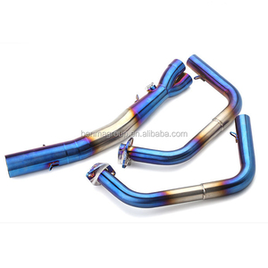 Pot d'échappement modifié HF BENMA pour moto, tube de liaison intermédiaire, silencieux slip-on pour Yamaha <span class=keywords><strong>RX100</strong></span> RX135 - Product Image 6