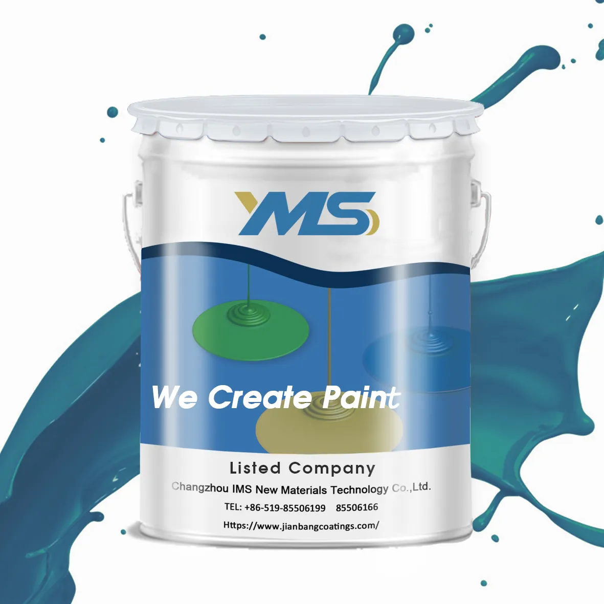 Advanced Interior Anorganic Paint, hergestellt aus Acryl copolymer emulsion, Hoch leistungs pigmenten und verschiedenen Hilfsstoffen