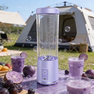Licuadora Portátil de 500 ml y 600 g, con Batería USB-C, Silenciosa para Oficina, Libre de BPA, de Alta Resistencia, para Hacer Smoothies, con 30 Minutos de Autonomía y 6 Cuchillas - Product Image 1