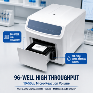 Système de PCR quantitative en temps réel WEIAI Lab à 4/6 canaux pour tests <span class=keywords><strong>ADN</strong></span> en biologie moléculaire alimentaire et fluorescence sur plaques à 96 puits - Product Image 3