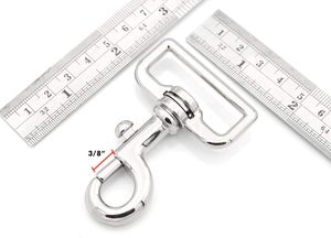 CRAFTMEMORE Pcs Inches Swivel Slide Bolt <b>Snap</b> <b>Hook</b> Lobster Clasp Purse Making Hardware SC Inch Brushed Brass - Product Image 2