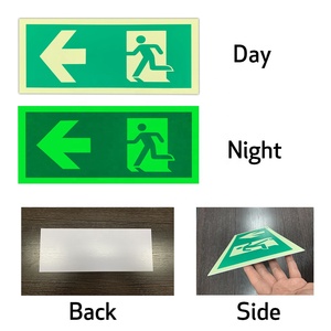 Securun Nhà Máy Trực Tiếp Nhựa Photoluminecent Khẩn Cấp Thoát Dấu Hiệu Phát Sáng Trong Bóng Tối Cháy Dấu Hiệu - Product Image 6