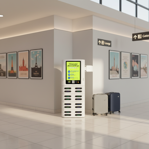 Station de recharge de batteries partagées pour espaces publics avec sorties universelles Type-C et <span class=keywords><strong>terminal</strong></span> de paiement par <span class=keywords><strong>carte</strong></span> - Product Image 1