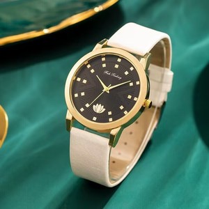 แฟชั่นHipsterผู้หญิงนาฬิกาดอก<span class=keywords><strong>บัว</strong></span>สายควอตซ์สุภาพสตรีนาฬิกาสาวสร้างสรรค์นาฬิกาReloj Mujer - Product Image 2