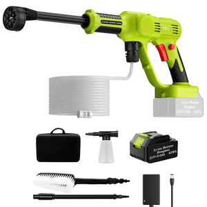 Pistolet de lavage de voiture portable 320 psi, fabriqué en Thaïlande, machine <span class=keywords><strong>à</strong></span> savon, buse 6 en 1, pistolet <span class=keywords><strong>à</strong></span> mousse durable - Product Image 1