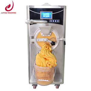Nhỏ giá thấp pasteurize và hàng loạt đóng băng Twin Thùng mềm phục vụ Ice Cream khuấy Maker máy cho Châu Âu với khuấy - Product Image 1