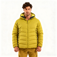 Vestes matelassées réversibles à capuche pour hommes, grandes tailles, écologiques, fabriquées par OEM, nouvelle collection, avec fermeture éclair, duveteuses et de qualité supérieure