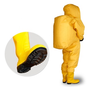 SCBAに適したATI-FIRE卸売高品質完全密閉型化学保護スーツ - Product Image 2