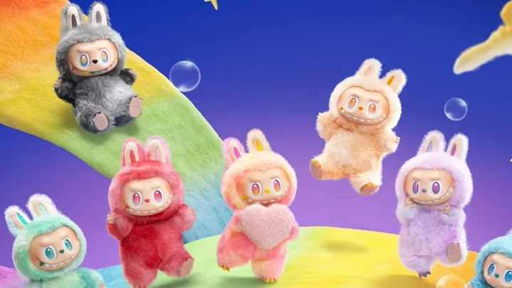 Original Labubu V3 Plush Mystery Box with 6 Cute Dolls Toys