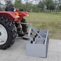 Matériel agricole : Lame de tracteur de 6 pieds, niveleuse de terrain, niveleuse à boîte, racloir à boîte