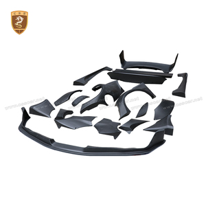 도요타 수프라 MK5 A90 로켓 버니 프론트 립 사이드스커트 덕테일 스포일러 리어 펜더 플레어 와이드 바디 키트 용 FRP 자동차 바디 키트 - Product Image 6