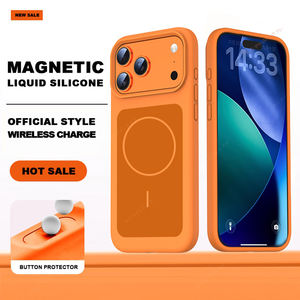 Custodia Magnetica in <span class=keywords><strong>Silicone</strong></span> Liquido Antiurto per <span class=keywords><strong>iPhone</strong></span> 17 Pro Max, <span class=keywords><strong>iPhone</strong></span> 17 Air, 16 Plus, 15, 14, <span class=keywords><strong>13</strong></span>, 17 Pro - Product Image 6