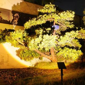 Projecteur LED extérieur 3W pour jardin, éclairage paysager, réglage télescopique de l'ouverture, éclairage solaire, projecteur à focalisation - Product Image 3