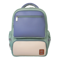 OEM/ODM sortie d'usine filles fermeture éclair étanche protection de la colonne vertébrale menthe vert Oxford école sac à dos étudiant plusieurs poches