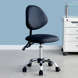 Chaise de manucure ergonomique moderne, tabouret de salon de beauté, réglable, multifonctionnelle, chaise de technicien facial, chaise de dentiste avec dossier - Product Image 3