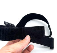 Bracelet de montre réglable en nylon et polyester avec boucle auto-agrippante extensible