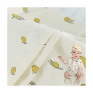 Boran Textile Stock Fabric Textiles Organic 100% Cotton Jersey Cartoon Pattern Print Knit Fabric Printed Fabric For Kids