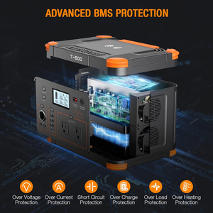 500 Wát sử dụng nhà khẩn <span class=keywords><strong>c</strong></span>ấp pin lithium năng lượng mặt trời Máy phát điện di động sạ<span class=keywords><strong>c</strong></span> sạ<span class=keywords><strong>c</strong></span> Trạm điện cho <span class=keywords><strong>c</strong></span>ắm trại ngoài trời - Product Image 2