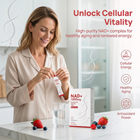 OLLI OEM Marque Privée NAD+ Liquide, Complément Alimentaire Liquide de Nicotinamide Riboside pour Améliorer l'Immunité, Adulte, 30 Sachets