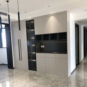 Customized Size Solid Wood <b>Sideboard</b> Restaurant Furniture Made From Environmentally Protected Materials - Product Image 1