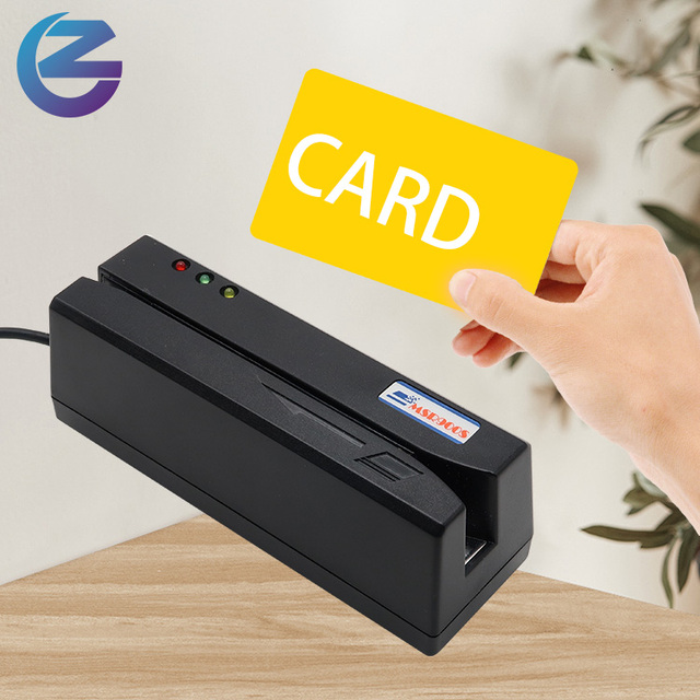 MSR900S 3 Track All in One Programmable Magnetic Card Reader and Support for Magnetic Card