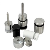Aleader – Spigot de balustrade en verre sans cadre à angle réglable, en acier inoxydable, pour garde-corps et rampes d'escalier – Quincaillerie moderne