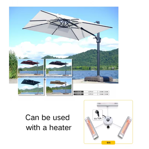 LS khung nhôm Patio ô ngoài trời với ánh sáng dẫn không thấm nước mạnh mẽ ô cho các cơ sở sử dụng vườn cho ngoài trời - Product Image 6